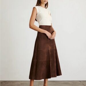 NWT SUEDE HUDSON SKIRT